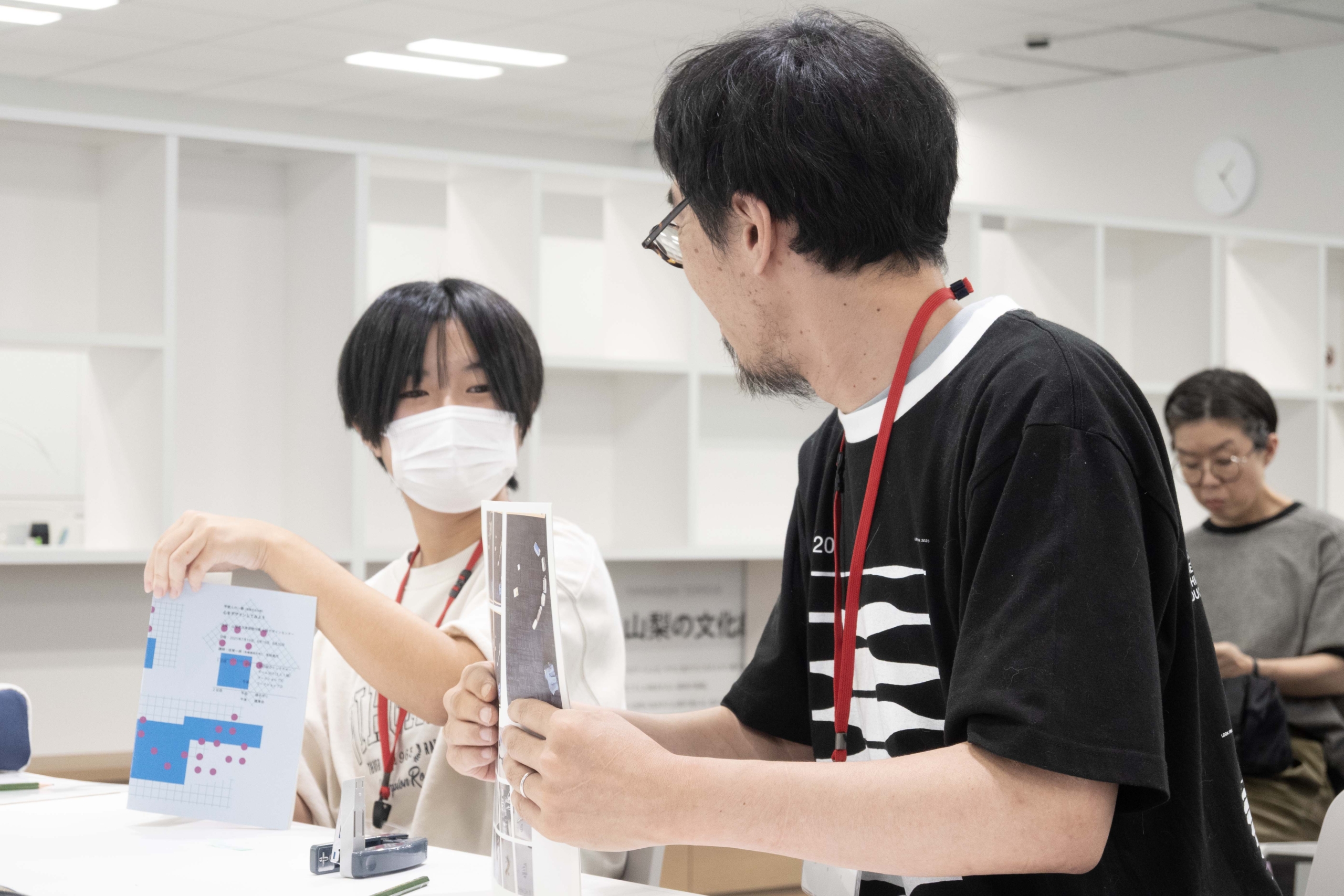 【山梨デザインセンター×多摩美術大学】「甲斐人の一撃（芸術文化分野）」中学生対象ワークショップを行いました